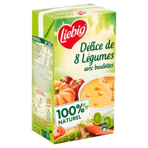 Liebig Délice de 8 Légumes avec Boulettes 1 L