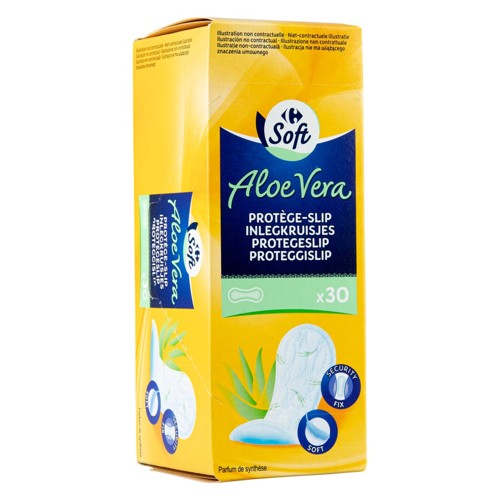 Carrefour Protège - Slip Soft Aloe Vera Normal 30 Pièces