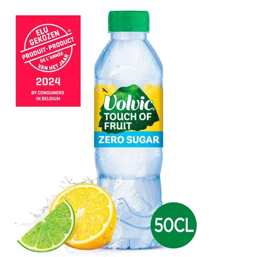 Volvic Touch of Fruit saveur Citron/Citron vert sans sucre ajouté bouteille 50 cl