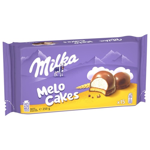 Milka Melo Cakes Petits gâteaux boîte 250 g