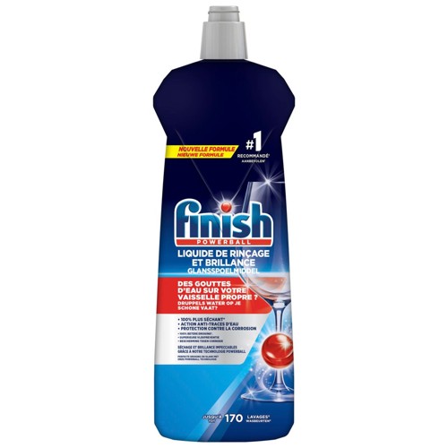 Finish Liquide de rinçage - 170 Lavages - 800 ml