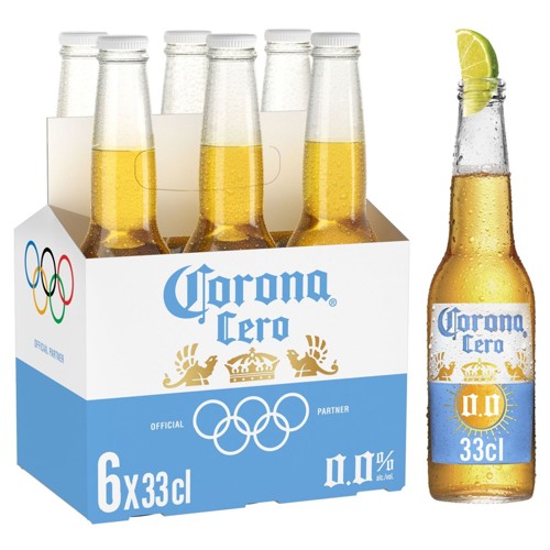Corona Cero 0.0% Alc./Vol. Bière Bouteilles 6 x 33 cl
