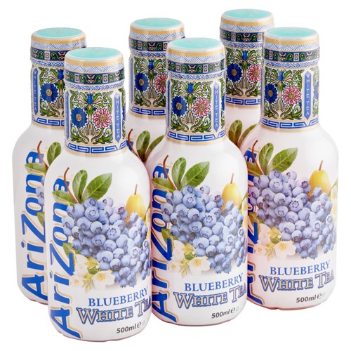 Arizona Blueberry White Tea 6 x 500 ml