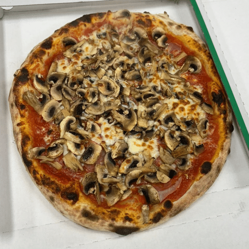 Pizza prosciutto e funghi