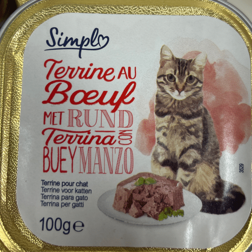 Simple terrine pour chat