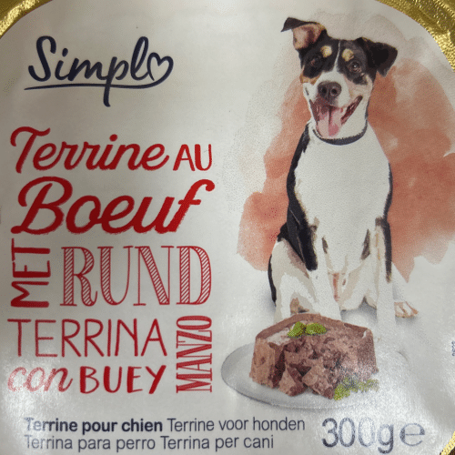 Terrine pour chien