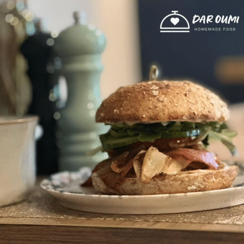 Gourmet avantgarde burger