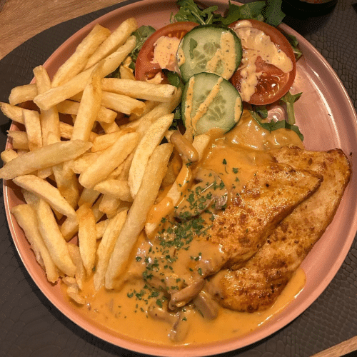 Schotel kipfilet met peper