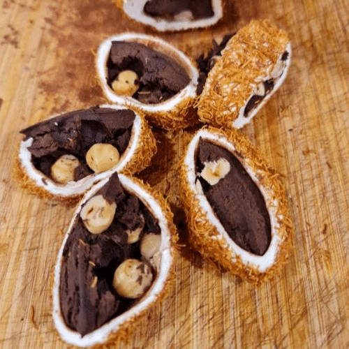 13 Turks Lokum Met Kadayif Op En Brownin Binnen Kadayif Browni