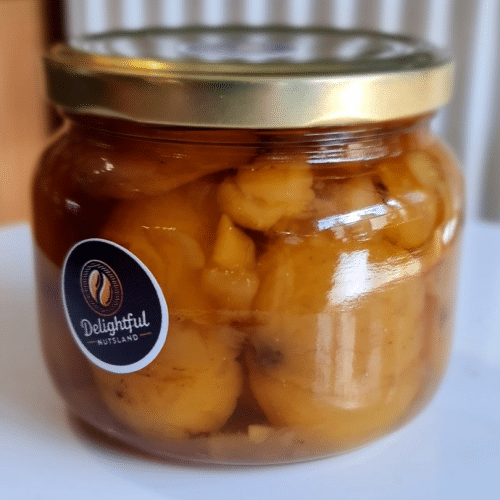 gekonfijte kastanje kestane sekeri  400 gr