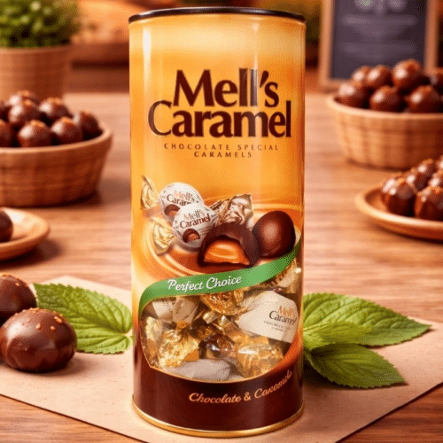Mells Caramel chocolade 1 pakket