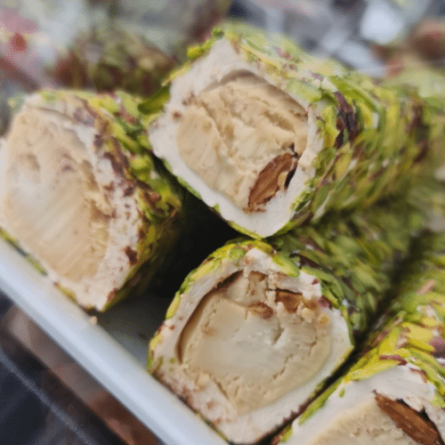 Lux Turks fruit met pistache-amandelcrème