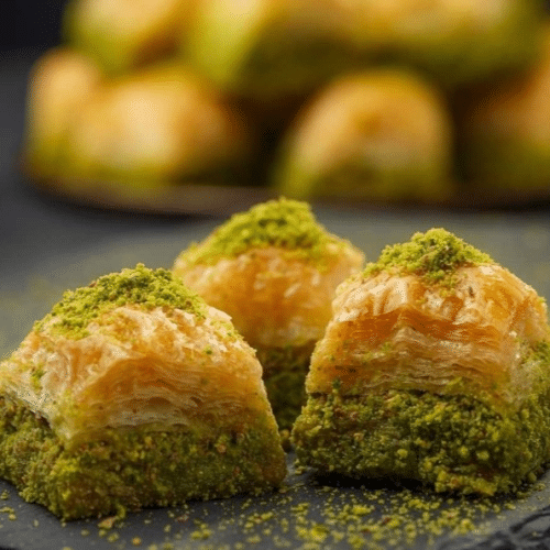 Turkish Baklava met Pistache  500 gr.