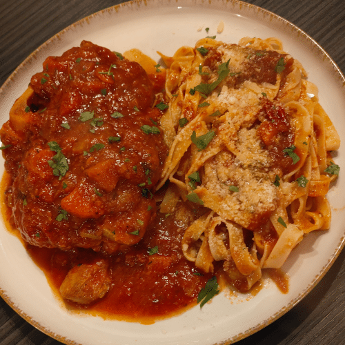 Ossobuco op zijn milanese wijze