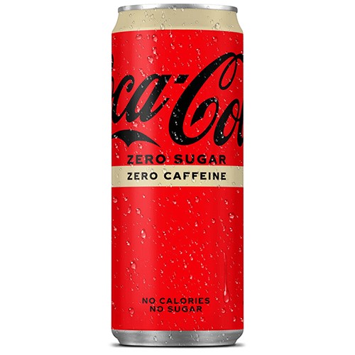 COKE ZERO ZERO CAFEINE 33CL