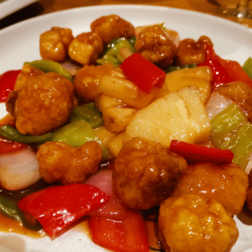 Beignets de poulet sauce aigre-douce