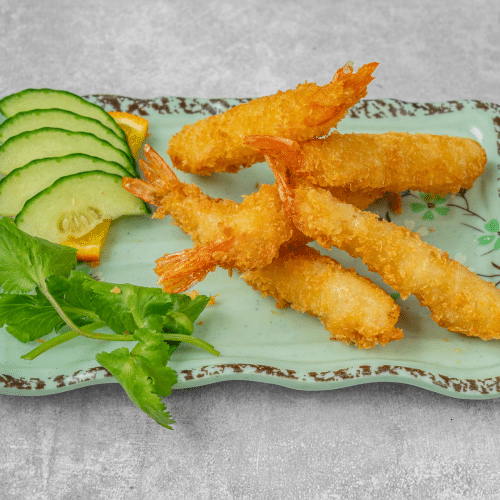 Crevettes tempura (5 pièces)