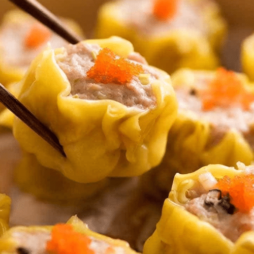 Dim-sum poulet à la vapeur