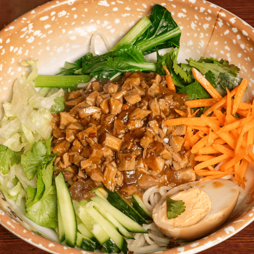 Ramen au teriyaki chicken