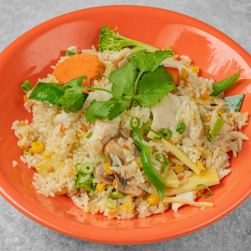 Riz sauté au poulet