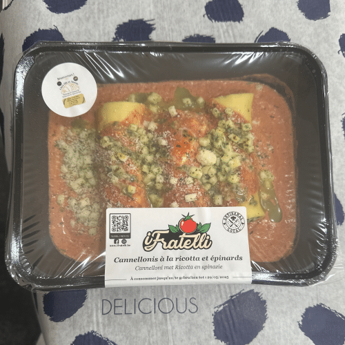 Cannellonis à la ricotta et épinard