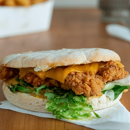 Menu poulet crispy