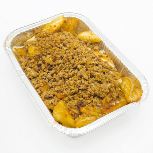 Pepper beef cheese potatoes