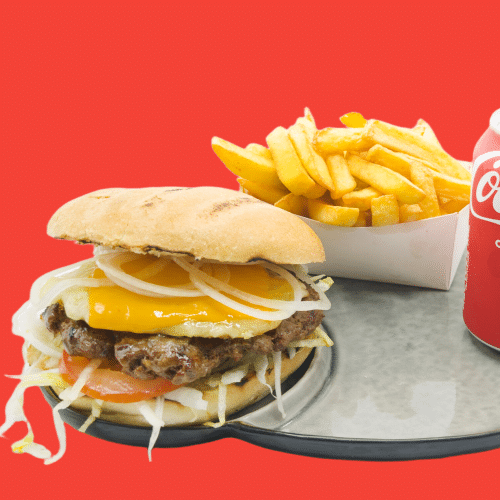 Burger extreme cheese menu