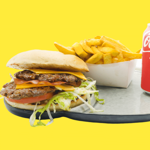 Double Smash Smokey Bacon Burger Menu