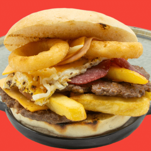 Fully Loaded Burger please yum yum
