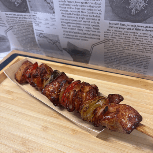 Brochette porc provençale