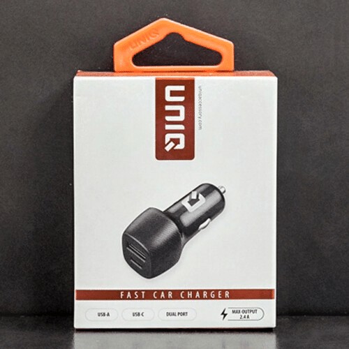 UNIQ Accessory Autohouder en Draadloze Oplader - Zwart