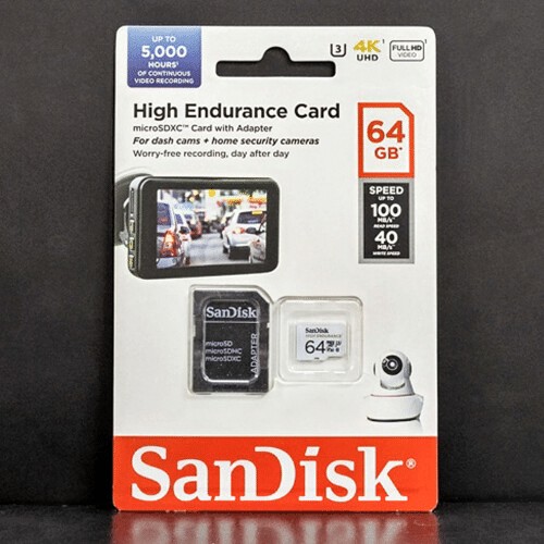Micro SD Card 64GB U3 Class 10