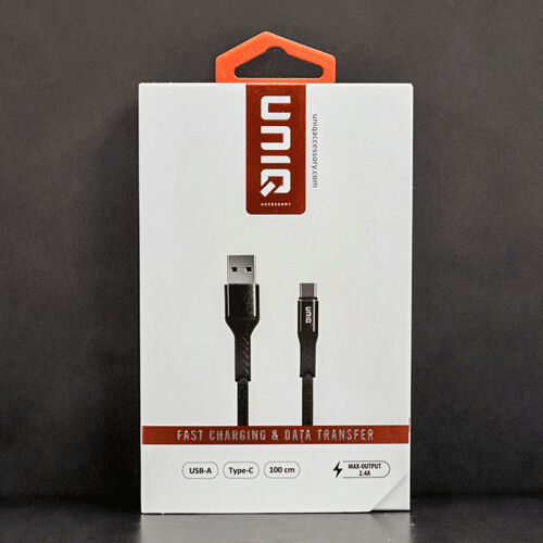 UNIQ Accessory USB Type- Micro USB 100cm snellader dataoverdracht - Zwart