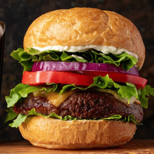 Black Angus truffel burger