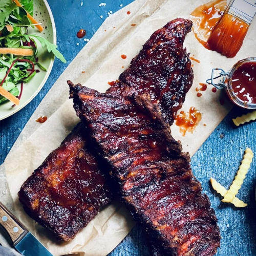 Spareribs Jack Daniel's whiskysaus