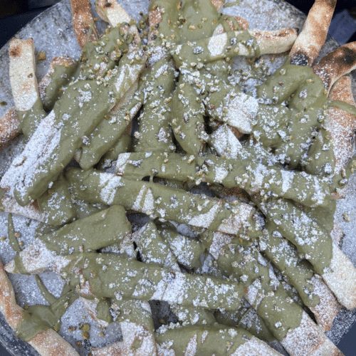 Bastoncini al pistacchio