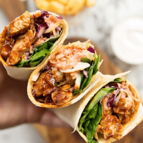 Wrap kip BBQ