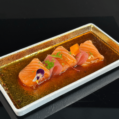 Carpaccio de saumon et thon