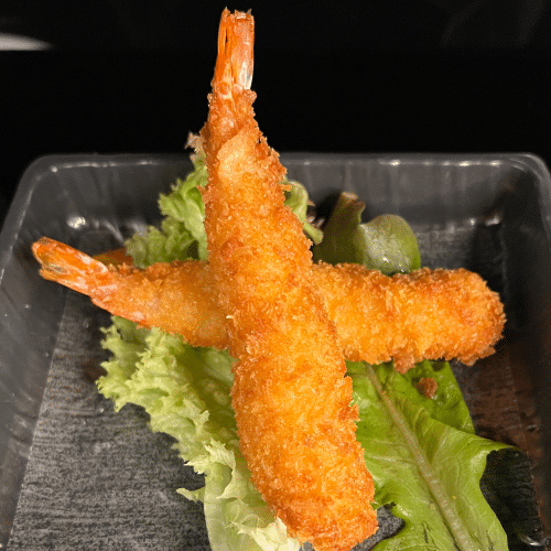 Crevettes tempura