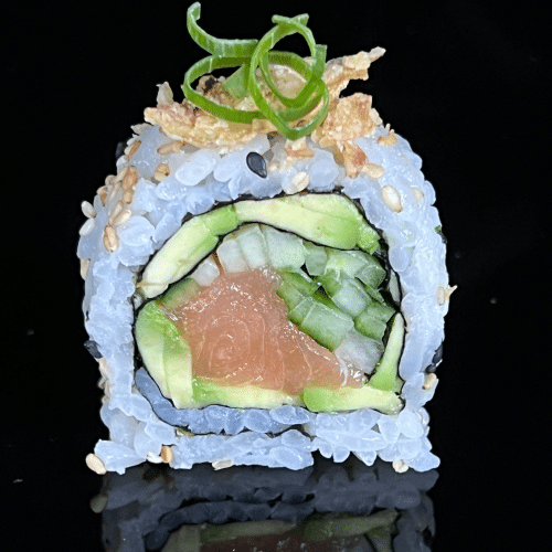Crunchy saumon roll