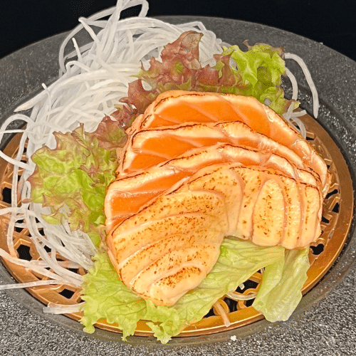 Sashimi tataki saumon