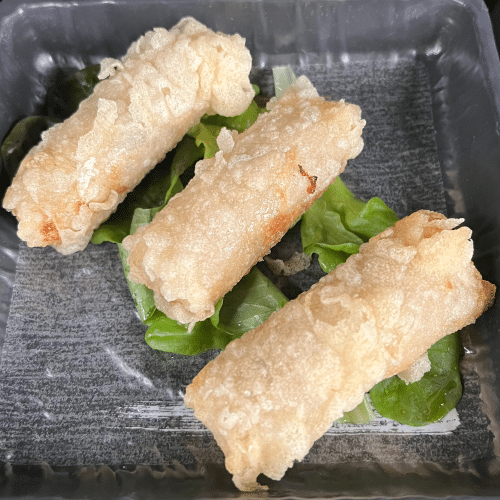 Tempura rouleau de printemps poulet