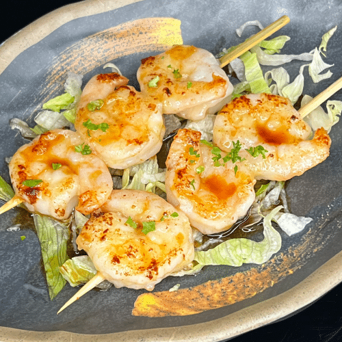 Yakitori crevettes