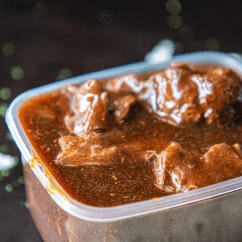 Huisgemaakt stoofvlees klein