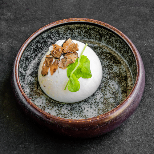 Burrata a la truffe