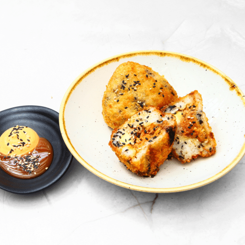 Mexican pulled oesterzwam nigiri