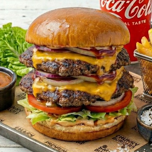 Double beef burger