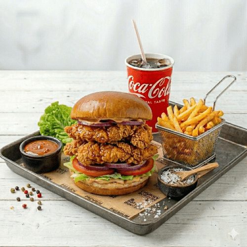 Menu chicken burger