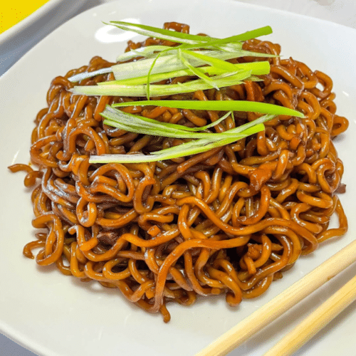 Chapagetti noodles met kip